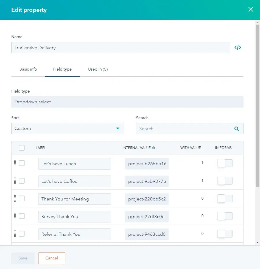 Edit HubSpot Properties to