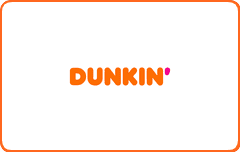 Dunkin gift card