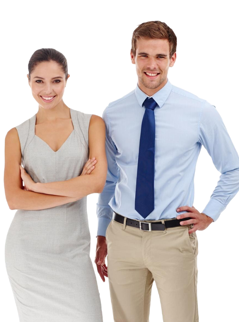 Two happy HR professionals who read the TruCentive Incentive Insights blog.