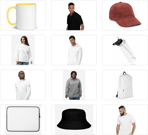 Swag with custom company logo