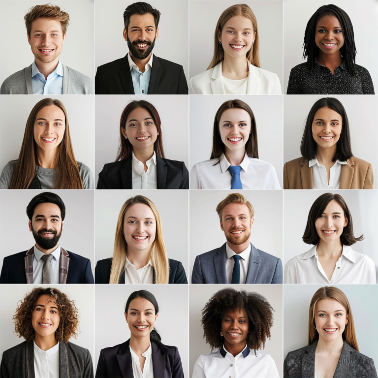 Grid of our sales team