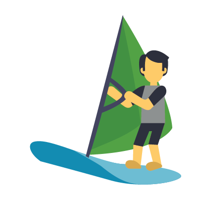 sailboard summer sports