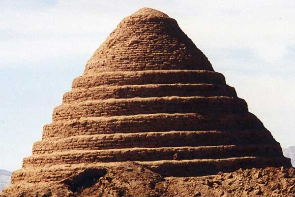 An image of a yakhchal an ancient ice house
