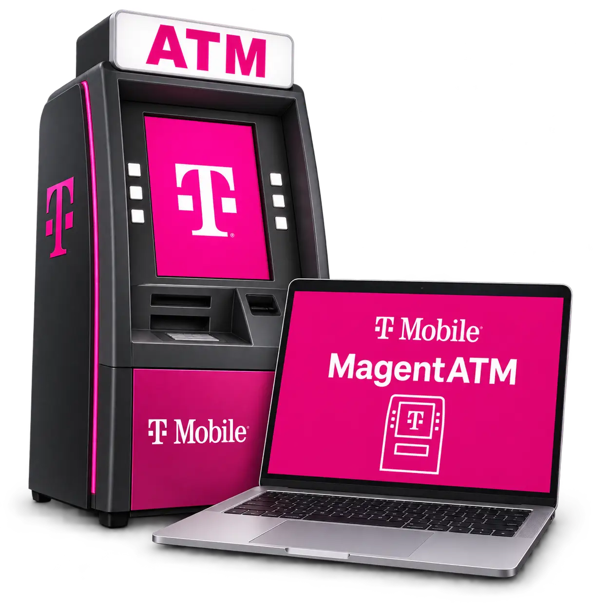 T-Mobile case study illustration: magentatm live events and online drawing