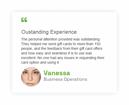 Review by Vanessa - Outstanding Experience